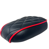 red strip black seat